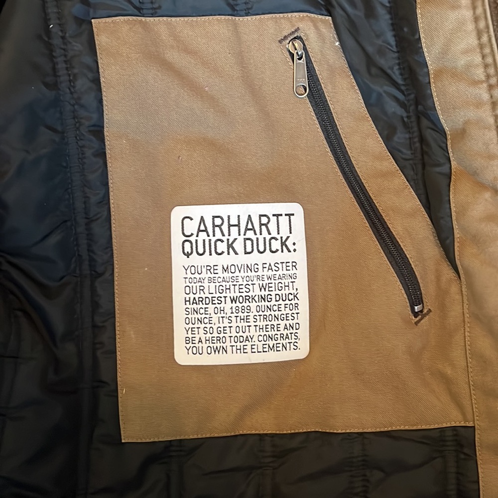 Vintage quick duck carhartt jacket size xl - Picture 8 of 10